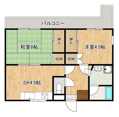 エトワールJUNの物件間取画像